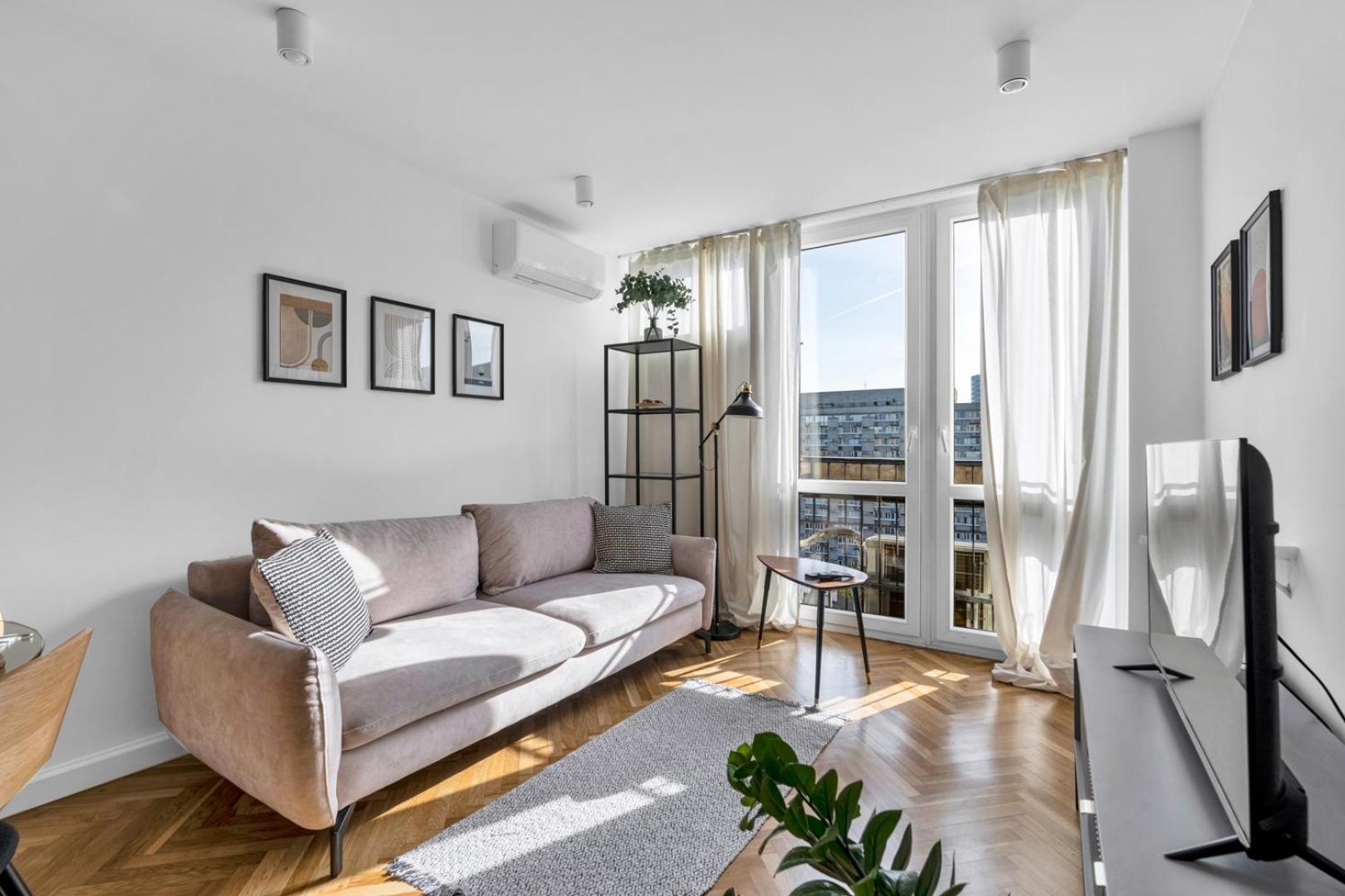 Wola - 13th Floor, View, Metro Nearby - By Rentujemy Apartment Warsaw